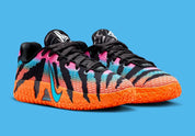Sneakers Nike Ja 3 At Dawn en matériaux techniques multicolores inspirés du lever de soleil avec semelle amortissante performante.