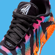 Sneakers Nike Ja 3 At Dawn en matériaux techniques multicolores inspirés du lever de soleil avec semelle amortissante performante.