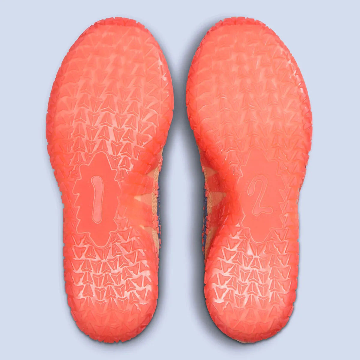 Sneakers Nike Ja 3 Daybreak en mesh technique avec semelle réactive, traction multidirectionnelle et design basketball moderne.Vue de la semelle extérieur 
