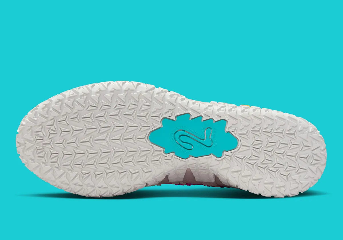 Nike JA 3 EYBL – sneaker signature Ja Morant coloris pastel violet rose cactus or avec amorti ZoomX et traction mini-JA