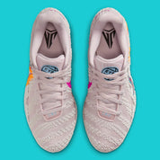 Nike JA 3 EYBL – sneaker signature Ja Morant coloris pastel violet rose cactus or avec amorti ZoomX et traction mini-JA