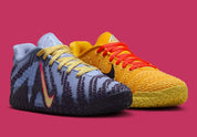Nike JA 3 Hustle & Flow – sneaker Ja Morant coloris University Gold et Purple Dynasty dépareillés avec amorti ZoomX et traction JA