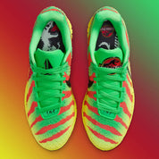 Nike Ja 3 Jurassic Park Explorer avec tige textile aux tons naturels contrastés, renforts structurés, amorti réactif et semelle en caoutchouc à traction multidirectionnelle.