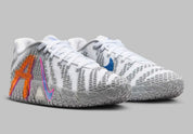 Sneakers Nike Ja 3 Light Show multicolores en mesh technique avec amorti Zoom Air et design lumineux signature