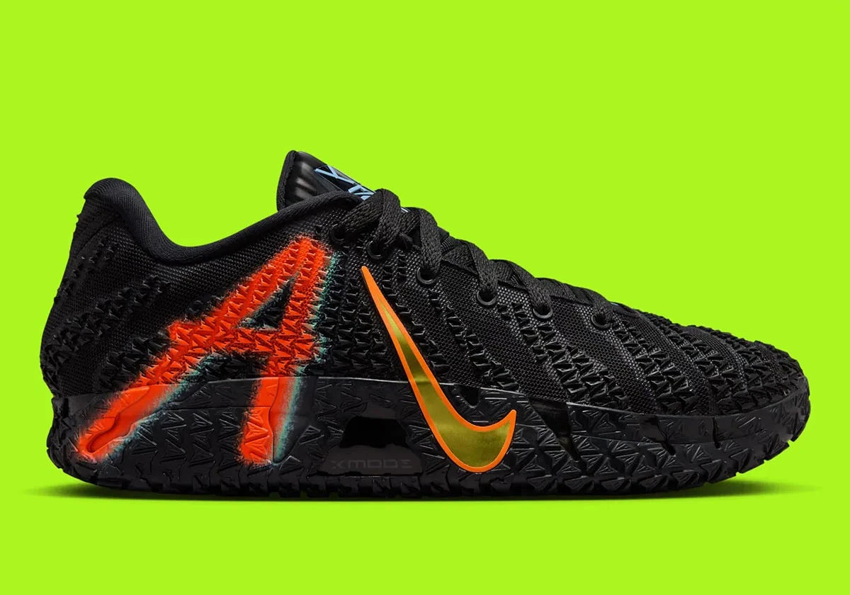 Nike JA 3 NY vs NY – sneaker Ja Morant New York black orange neon yellow crimson mint foam ZoomX full-length