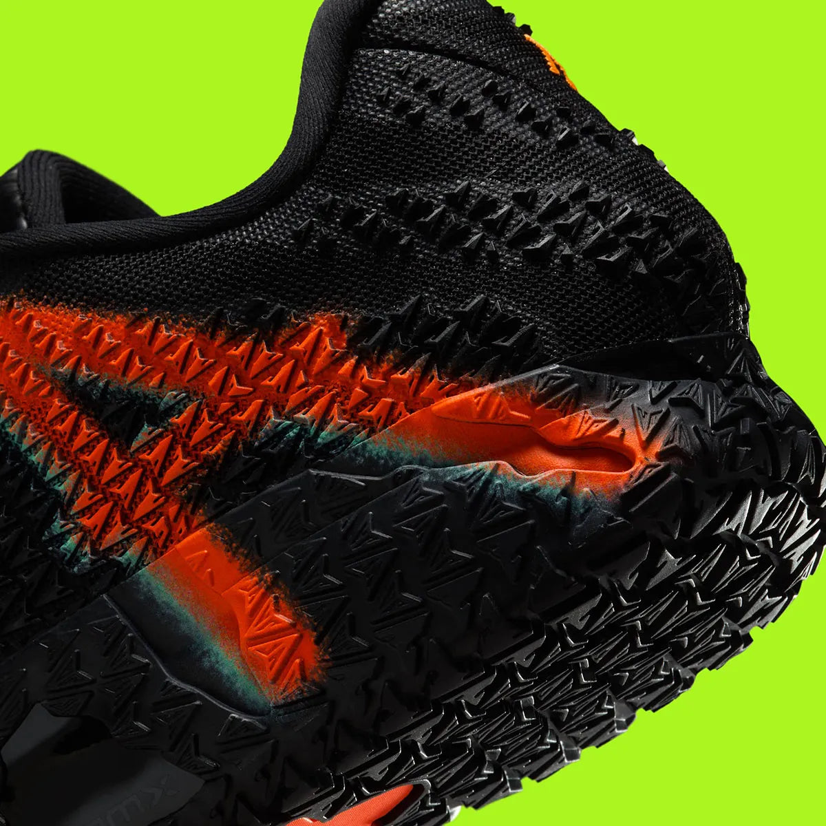 Nike JA 3 NY vs NY – sneaker Ja Morant New York black orange neon yellow crimson mint foam ZoomX full-length