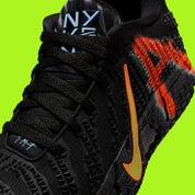 Nike JA 3 NY vs NY – sneaker Ja Morant New York black orange neon yellow crimson mint foam ZoomX full-length
