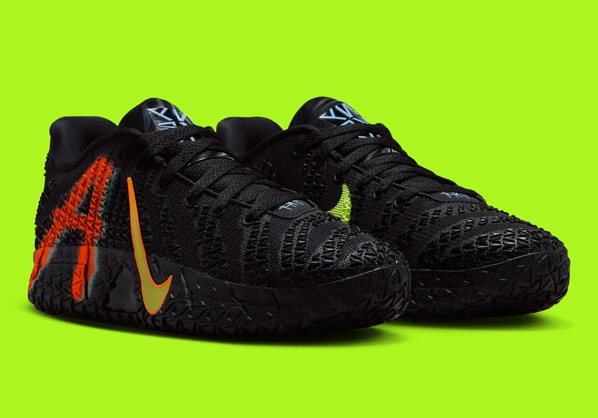 Nike JA 3 NY vs NY – sneaker Ja Morant New York black orange neon yellow crimson mint foam ZoomX full-length