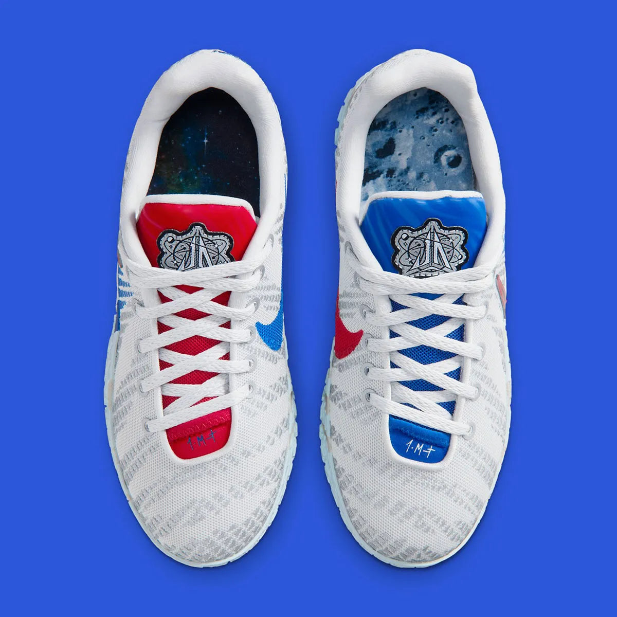 Sneakers Nike Ja 3 Outer Space en mesh technique avec semelle réactive, traction multidirectionnelle et design basketball inspiré de l’univers spatial.Vue de haut