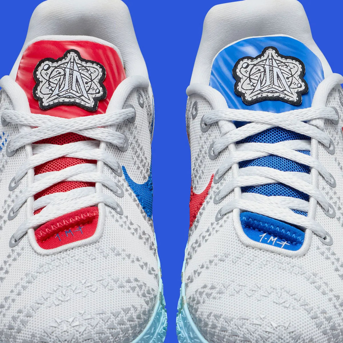 Sneakers Nike Ja 3 Outer Space en mesh technique avec semelle réactive, traction multidirectionnelle et design basketball inspiré de l’univers spatial.Vue de face