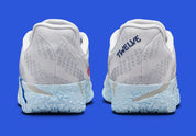 Sneakers Nike Ja 3 Outer Space en mesh technique avec semelle réactive, traction multidirectionnelle et design basketball inspiré de l’univers spatial.Vue arrière