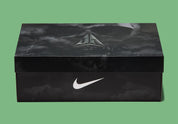 Boite de la Nike Ja 4 Nightmare IM4135-405, chaussure de basket Obsidian et noire avec détails Voltage Green, semelle Cushlon 3.0 et JA-Frame.