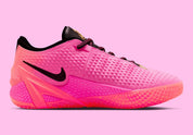 Nike Ja 4 Rise, chaussure de basketball signature Ja Morant avec amorti Cushlon 3.0, système JA-Frame et coloris dégradé Rise aux détails dorés.