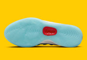 Nike KD 17 N7 avec tige en mesh turquoise, cage en TPU noire, logos KD et N7, amorti Zoom Air et Air Strobel, ainsi qu'une semelle extérieure translucide à traction multidirectionnelle.