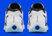 Nike KD 17 Penny avec tige en mesh technique, cage en TPU, amorti Zoom Air à l'avant-pied, Air Strobel sur toute la longueur et détails inspirés de Penny Hardaway.