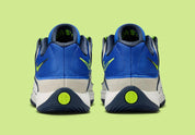 Sneaker de basketball Nike KD 18 Seat Pleasant en mesh technique multicouche avec amorti Zoom Air et semelle à traction multidirectionnelle.