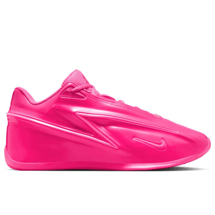 Nike KD 19 Bubble Gum Bounce avec tige en mesh technique respirant, renforts synthétiques, amorti réactif et semelle extérieure à traction multidirectionnelle vue de profil. 