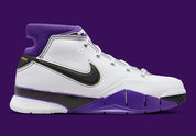 Sneakers Nike Kobe 1 Protro 81 Pt Game 2026 en matériaux premium avec design inspiré du match historique 81 points et amorti réactif vue de profil. 