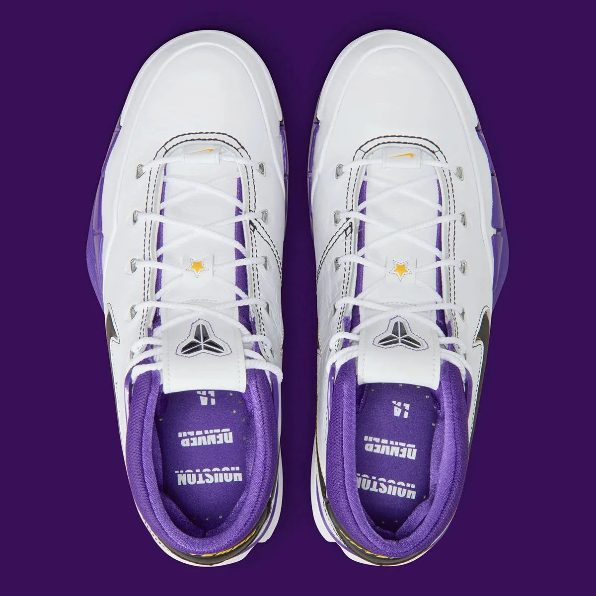 Sneakers Nike Kobe 1 Protro 81 Pt Game 2026 en matériaux premium avec design inspiré du match historique 81 points et amorti réactif vue du dessus. 
