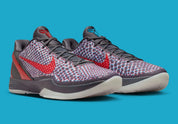 Nike Kobe 6 Protro ASG Hollywood 3D édition 2026 avec textures sculpturales, coloris audacieux et amorti Zoom Air optimisé. vue de 3/4