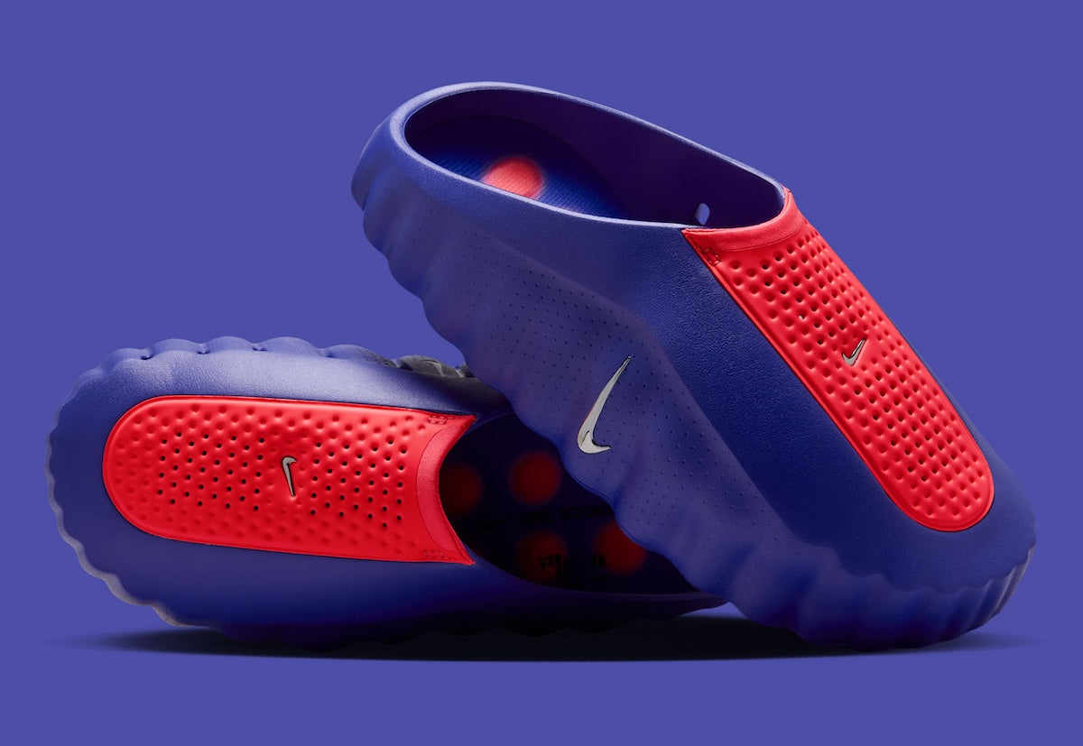 Nike Mind 001 AMP Slide Spider-Man, sandales Nike inspirées de Spider-Man avec construction légère, semelle confortable et design exclusif.