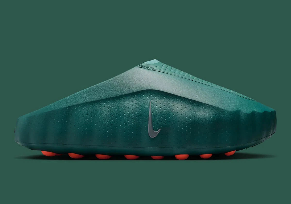 Nike Mind 001 Mineral Slate Light Pumice Hyper Crimson Metallic Platinum, sneaker Nike aux teintes gris, beige, orange et argent avec design moderne et finitions premium.