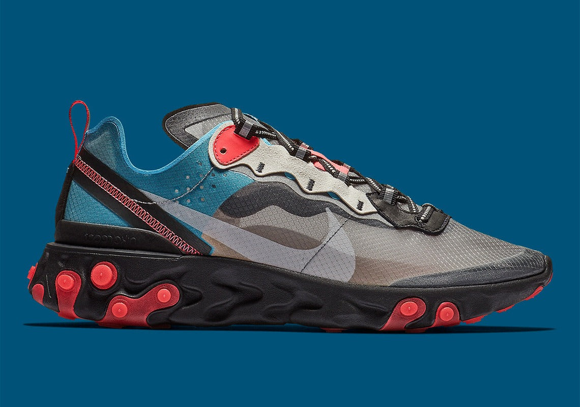 Nike - React Element 87 Blue Chill Solar Red