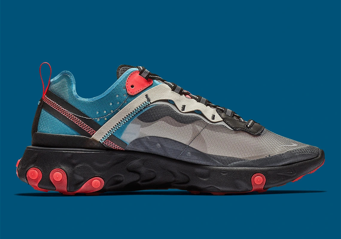 Nike - React Element 87 Blue Chill Solar Red