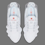 Nike Shox TL White Metallic Silver Max Orange