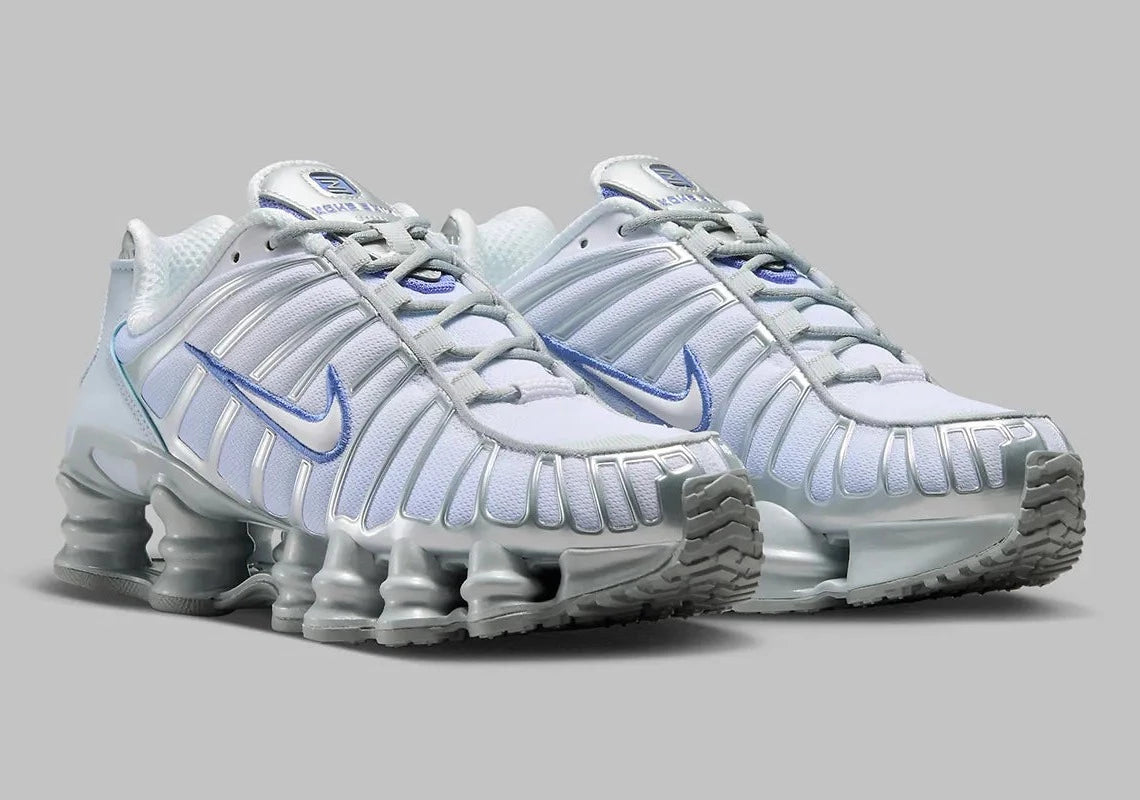 Nike shox best sale femme bleu