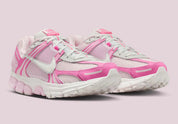 chaussure running nike, vomero 5, rose, clair, confortable, vue de devant