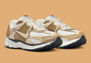 Nike Zoom Vomero 5 Metallic Gold – sneaker or métallisé en mesh et cuir avec amorti Zoom Air visible