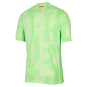 Nike FC Barcelona 2024/25 Third Match Dri-FIT ADV Authentic Jersey Volt, troisième maillot authentique du Barça jaune-vert avec blason FC Barcelona.