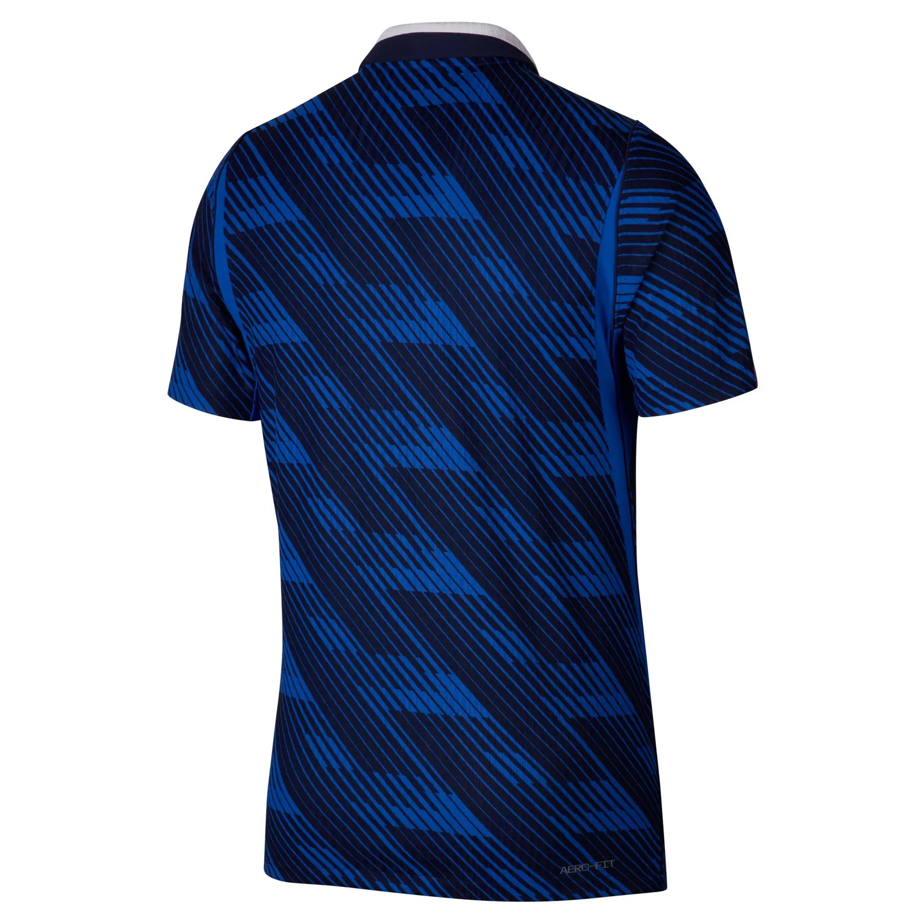 Nike France National Team 2026 Match Home Jersey Game Royal/Blackened Blue/White/Metallic Copper, maillot domicile authentique de l'Équipe de France avec technologie Dri-FIT ADV, coloris bleu royal et finitions premium vu de face. 