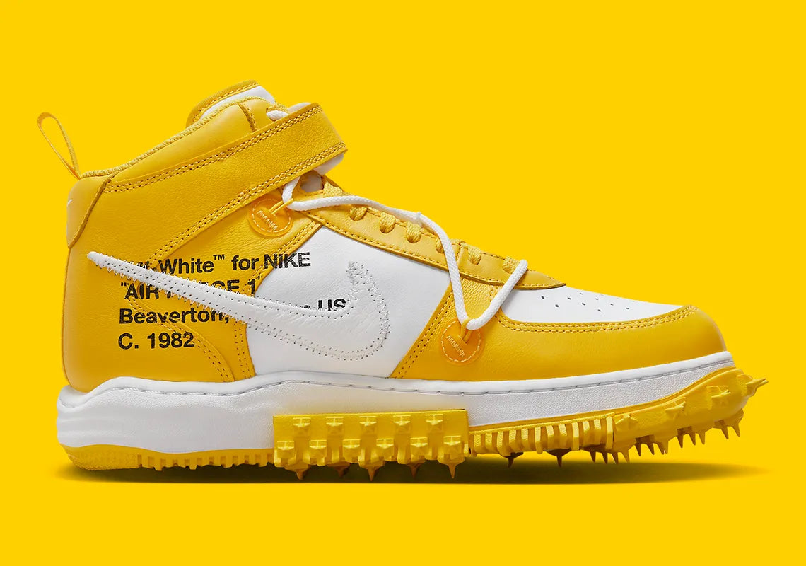 Nike Air Force 1 Mid SP Off White Varsity Maize GlobalSneakers