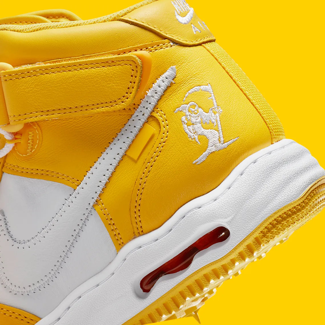 Nike Air Force 1 Mid SP Off White Varsity Maize