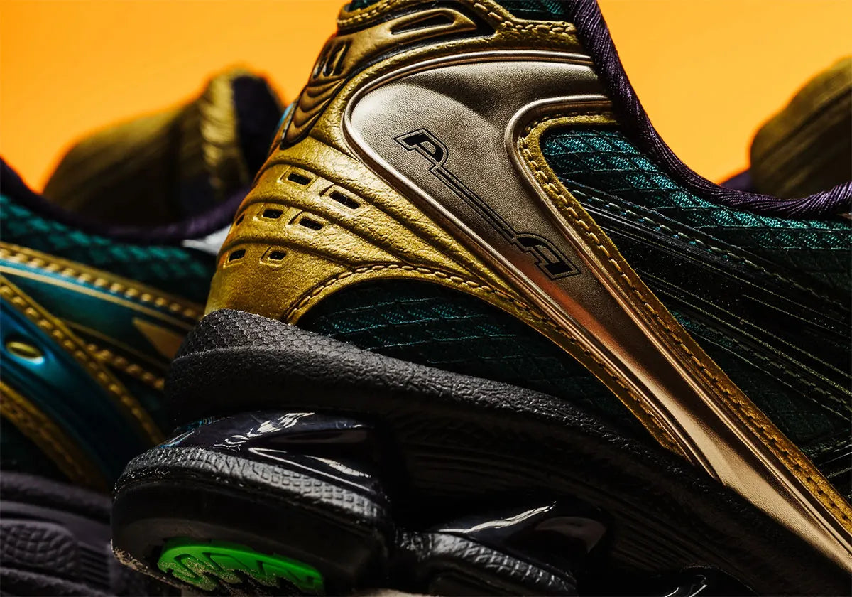 Asics Gel Kayano 14.P Andrade Gradation GreenVue zoomer arrière 
