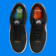 Sneakers Nike SB Dunk Low Polaroid – collaboration exclusive Nike x Polaroid, vue de haut
