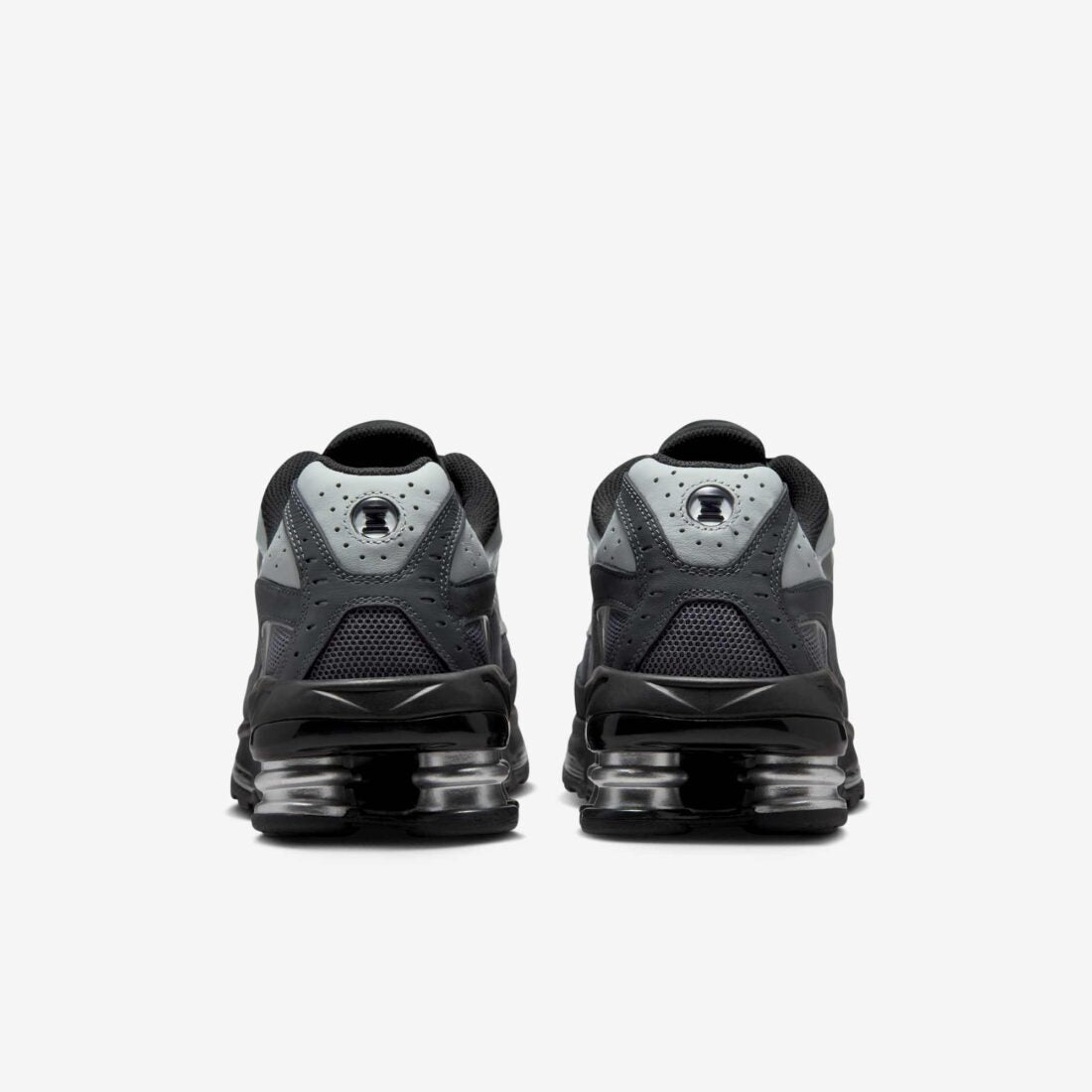 Nike Shox Ride 2 Light Graphite grises avec amorti Nike Shox et design rétro-running.