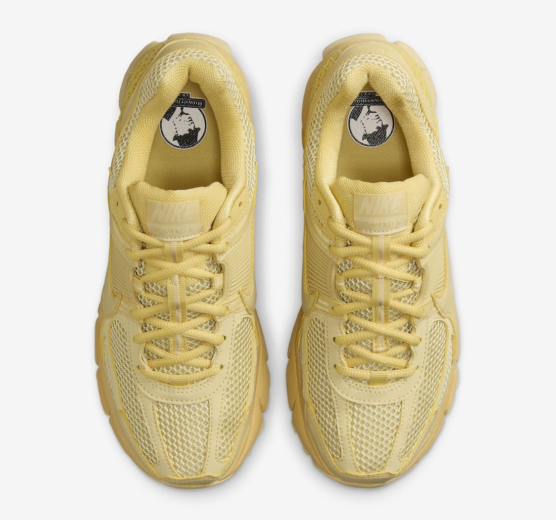 chaussure nike vomero 5 toute jaune confortable course 