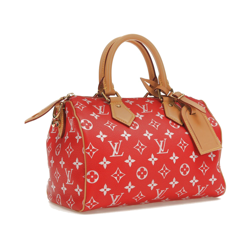 Louis Vuitton Speedy P9 Bandoulière 25 Monogram Leather Red
