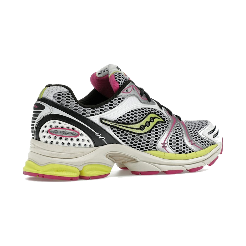 Saucony ProGrid Triumph 4 White Fluo Pink