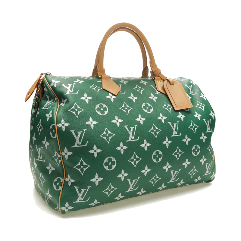 Louis Vuitton Speedy P9 Bandoulière 50 Monogram Leather Green