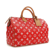 Louis Vuitton Speedy P9 Bandoulière 40 Monogram Leather Red