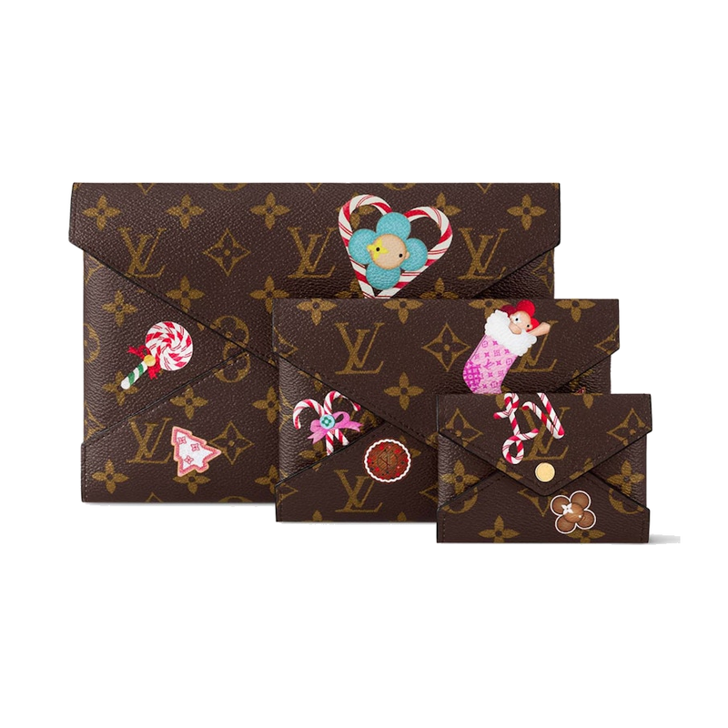 Louis Vuitton Kirigami Pochette Monogram/Candy Red