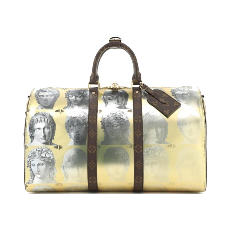 Louis Vuitton x Fornasetti Keepall Bandouliere 45 Gold