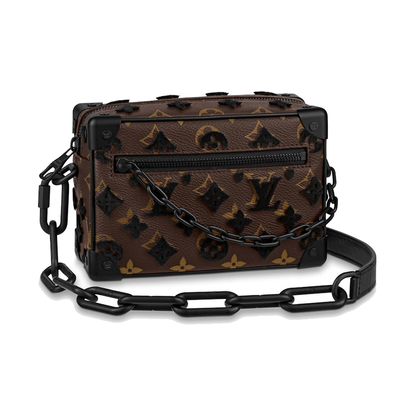 Louis Vuitton Mini Soft Trunk Monogram Tuffetage Black