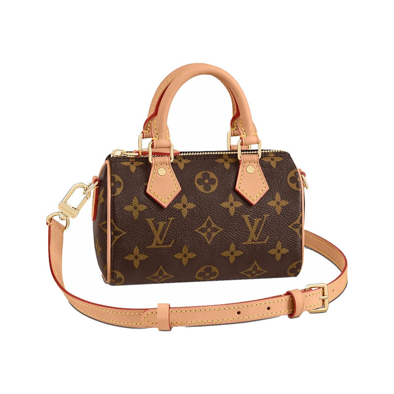Louis Vuitton Nano Speedy Monogram Canvas Brown