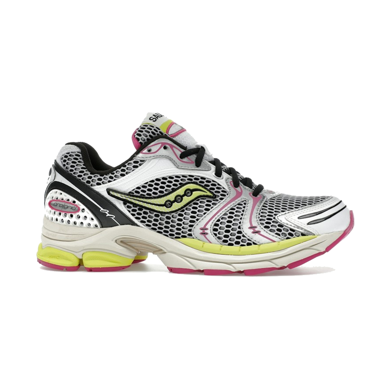Saucony ProGrid Triumph 4 White Fluo Pink