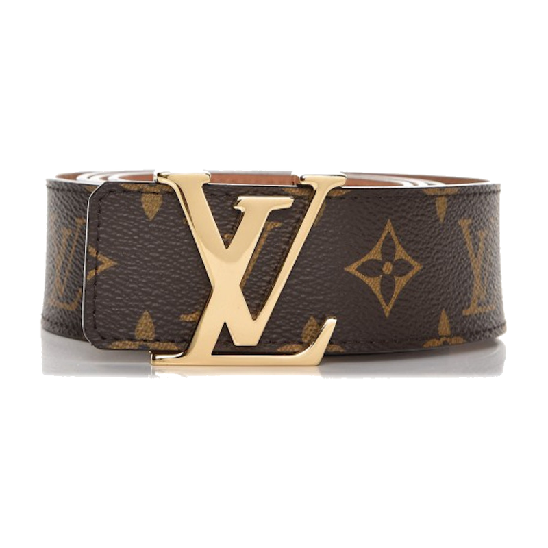 Louis Vuitton Belt Initiales Monogram 1.5W Brown/Brass